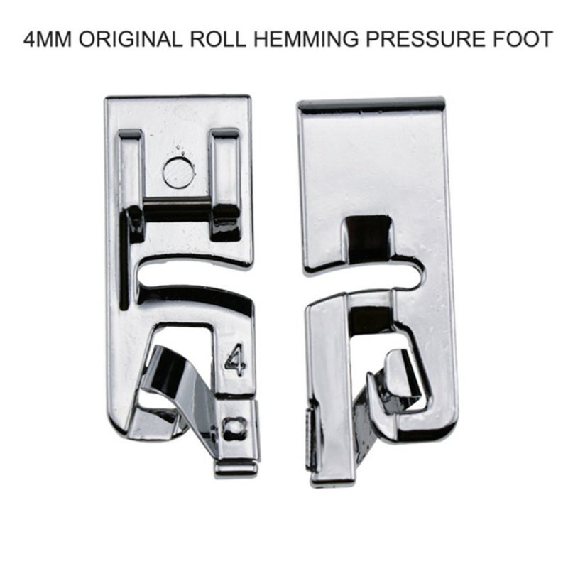 PannySewCraft Narrow Rolled Hem Foot 3 mm, 4 mm, 6 mm Fits All Low Shank Snap-On Singer, Brother, Babylock, Euro-Pro, Janome, Kenmore, White, Juki, New Home - Image 3